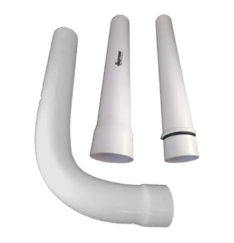 3pc Flush Pipe Set 40mm