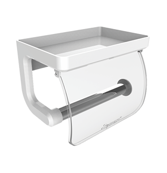 Tissue Roll Holder with Tray