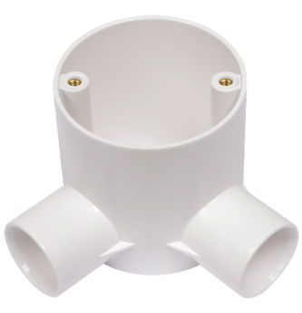 2 Way Deep Circular Junction Box