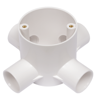 4 Way Deep Circular Junction Box