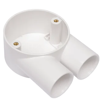 Cable Piping Branch Junction Box U 2W Lid