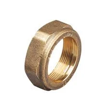 Brass Compression Hex Nut