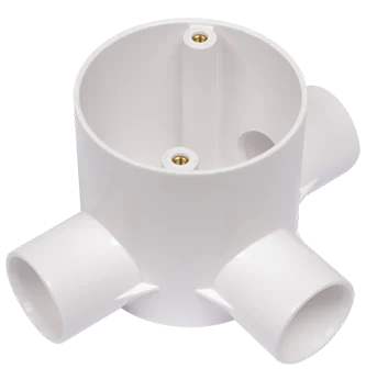 Cable Piping 3 Way Deep Circular Box (Junction)