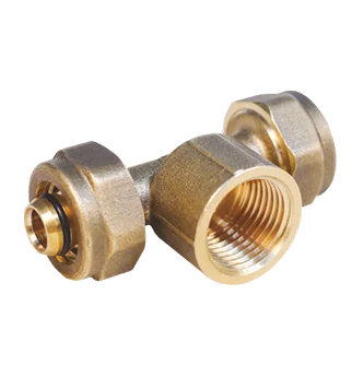 Brass Compression Female Threaded Tee