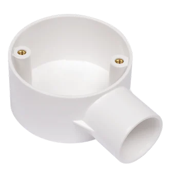 Cable Piping 1 Way Circular Box