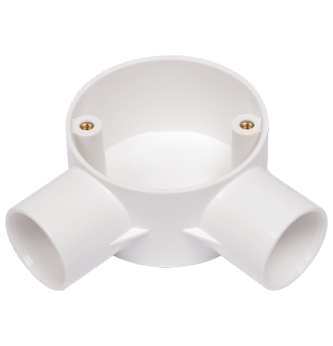 2 Way Circular Junction Box