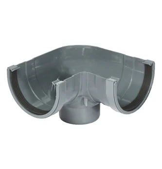 Roof Gutter Elbow 90° with Running Outlet